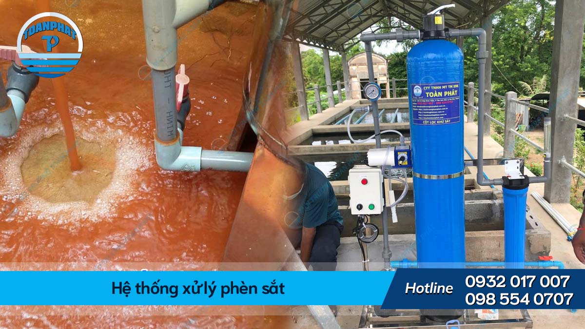 Hệ thống xử lý phèn sắt - Lọc tạp chất công nghiệp