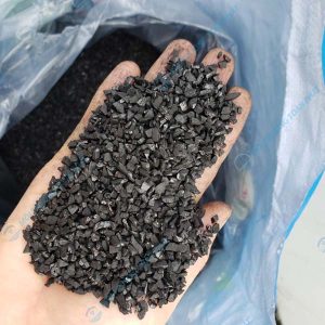 Hình dạng hạt than hoạt tính gáo dừa Trà Bắc