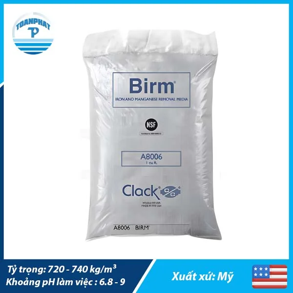 Đá Birm khử sắt (phèn)