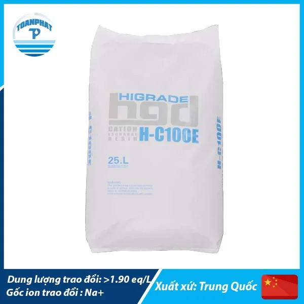 Hạt nhựa trao đổI ion Cation C - HC100