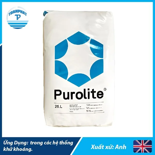 Hạt nhựa trao đổi ion Cation PUROLITE C100E