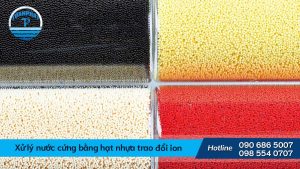 Xử lý nước cứng bằng biện pháp sử dụng hạt nhựa trao đổi ion
