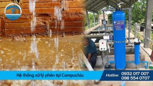 Dự án Pilot hệ thống xử lý phèn tại Campuchia