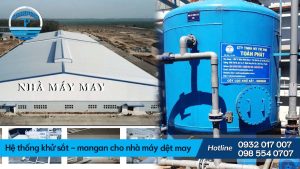 Hệ thống khử sắt - mangan cho nhà máy dệt may tại Quận 12 tp.HCM