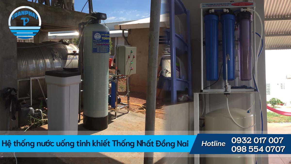 Hệ thống làm nước - nước uống tinh khiết 200GPD tại Thống Nhất Đồng Nai