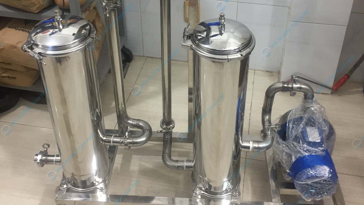 Hệ thống lọc nước tinh khiết công suất 1000L/h tại khu căn hộ Nha Trang