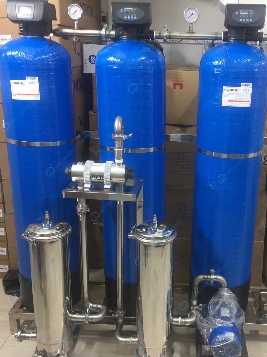 Hệ thống lọc nước tinh khiết công suất 1000L/h tại khu căn hộ Nha Trang