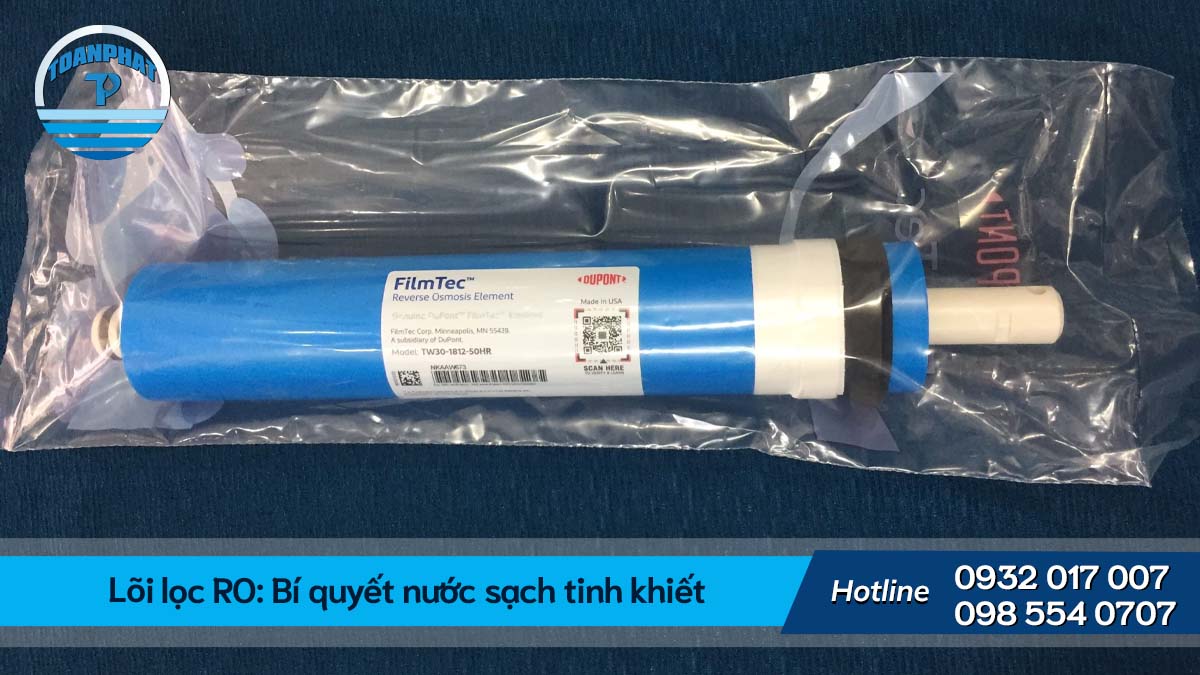 Lõi lọc RO Bí quyết nước sạch tinh khiết
