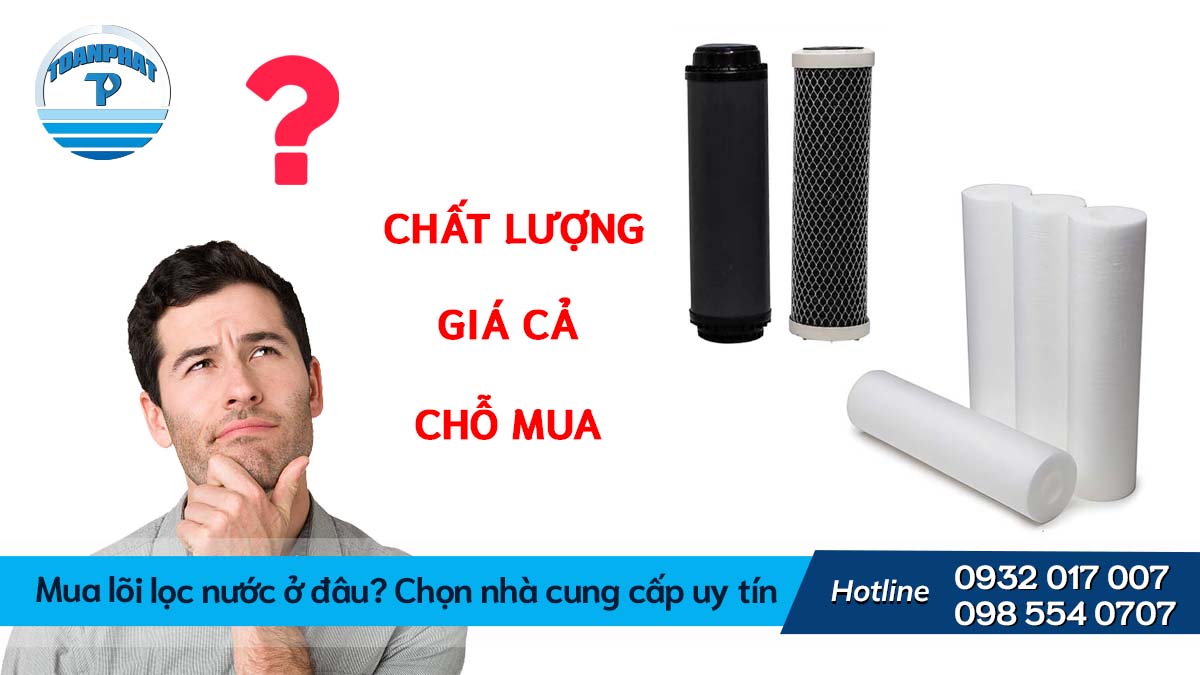 Mua lõi lọc nước ở đâu