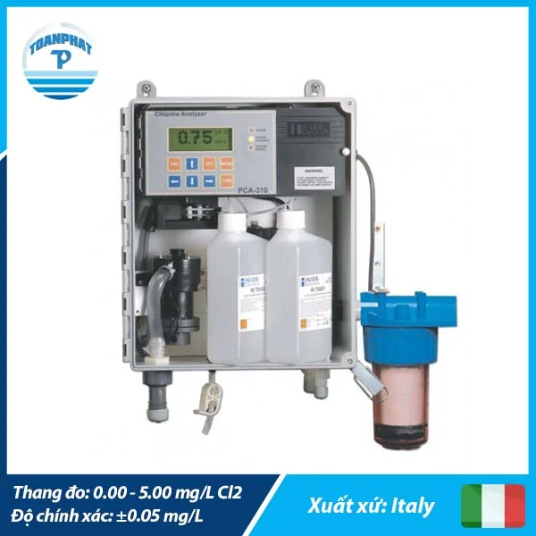 Máy phân tích clo tự do và tổng Hanna