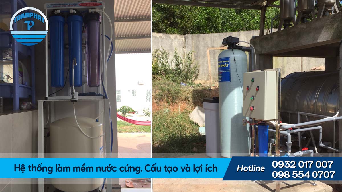 So sánh các phương pháp xử lý nước giếng Hệ thống làm mềm nước cứng. Cấu tạo và lợi ích