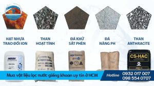 Mua vật liệu lọc nước giếng khoan uy tín ở Hồ Chí Minh