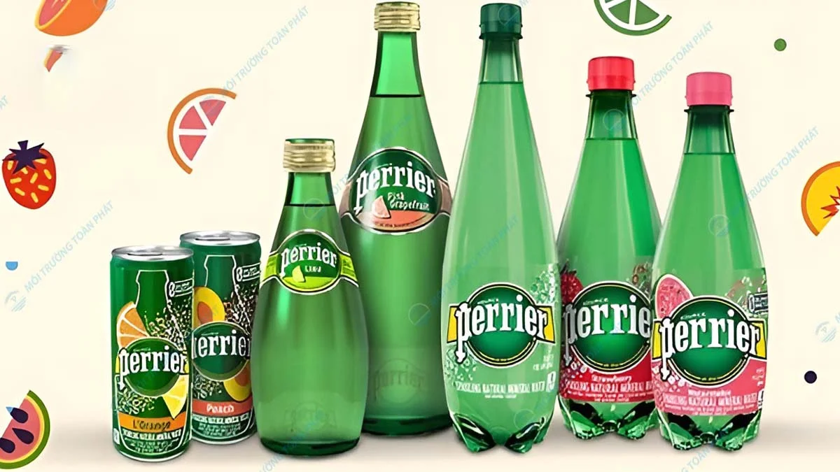 Nước khoáng: Lợi ích và những thương hiệu nổi bật Nước khoáng Perrier
