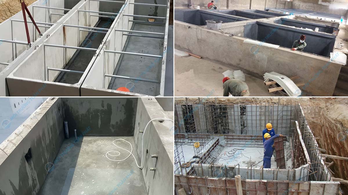 Bể xử lý nước thải ngầm: Cấu tạo và cách vận hành Bể xử lý nước thải ngầm