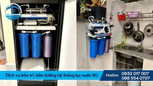 Dịch vụ bảo trì, bảo dưỡng hệ thống lọc nước RO