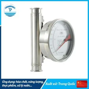 Đồng hồ đo lưu lượng nước thép không gỉ chịu nhiệt cao LZ Series