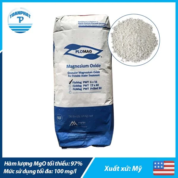Hạt FloMag® PWT xử lý pH chuyên dùng cho nước sinh hoạt